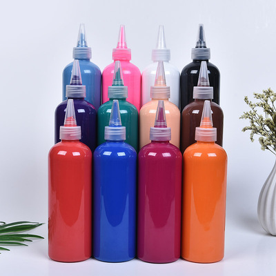 23色丙烯颜料涂鸦画水彩画陶瓷画颜料 一瓶一色的价格